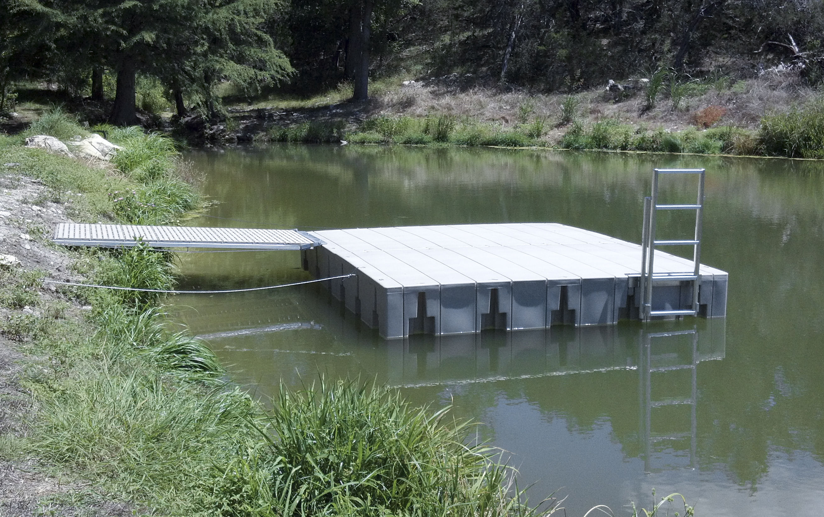 Floating Lake Docks-Floating Swim Platform-Floating Pond Docks-Floating  Piers-Texas